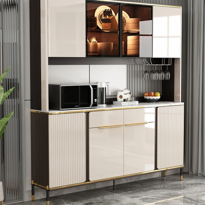 The stone plate sideboard is modern, simple, light luxury wine cabinet, and high cabinet is integrated
The stone plate sideboard is modern, simple, light luxury wine cabinet, and high cabinet is integrated