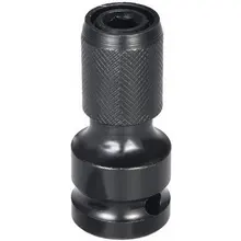 Quick Release 1/2-Inch Square Drive to 1/4-Inch Hex Female Socket Adapter Converter Chuck for Impact and Ratchet Wrenches
Quick Release 1/2-Inch Square Drive to 1/4-Inch Hex Female Socket Adapter Converter Chuck for Impact and Ratchet Wrenches