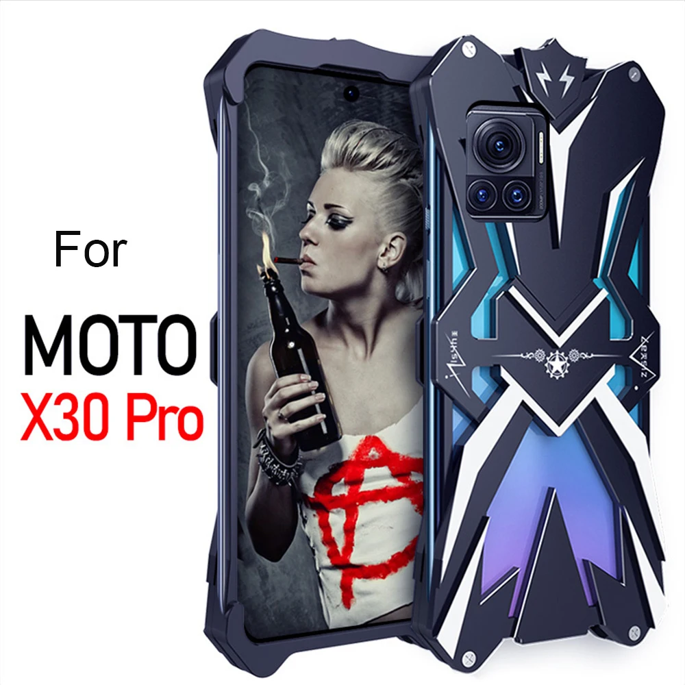 

New Shockproof Aluminum Metal Armor Case For Motorola Moto Edge 30 Ultra Motorola Moto Edge S30 X30 Pro Case Cover