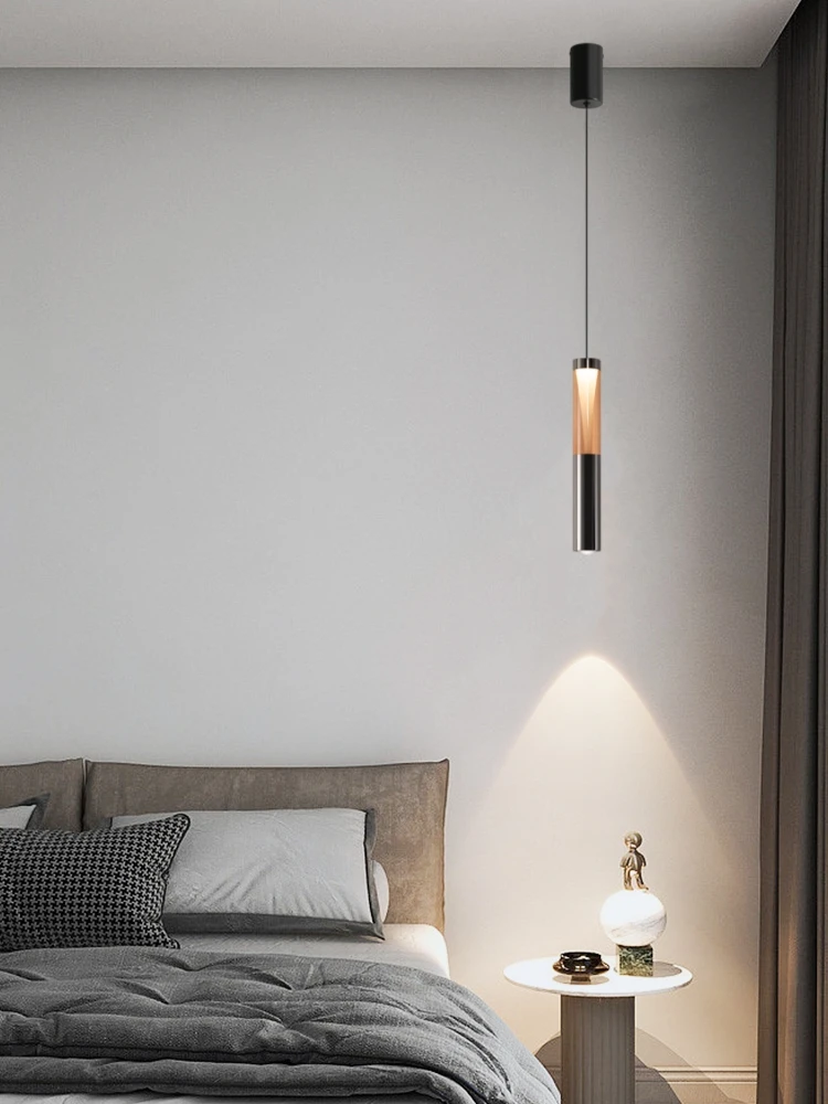 

Italian minimalist LED chandelier, retractable long line lamp, home decoration, bedside, bar, restaurant, cafe, spotlight