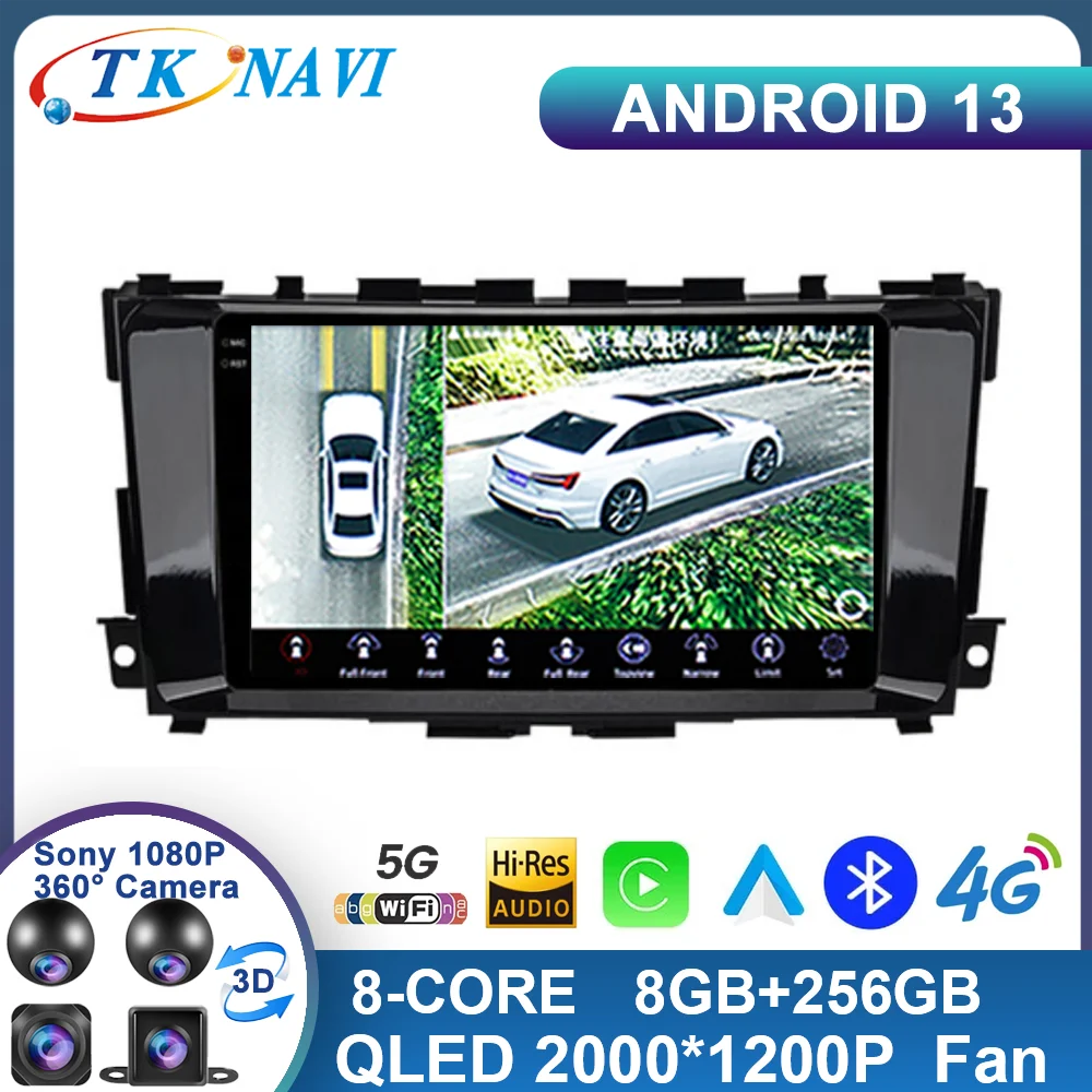 9 inch Android 13 For Nissan Teana 3 Altima 5 L33 2013 - 2020 Car Multimedia GPS Radio WIFI 2K QLED Head Unit Stereo 360 Camera
9 inch Android 13 For Nissan Teana 3 Altima 5 L33 2013 - 2020 Car Multimedia GPS Radio WIFI 2K QLED Head Unit Stereo 360 Camera