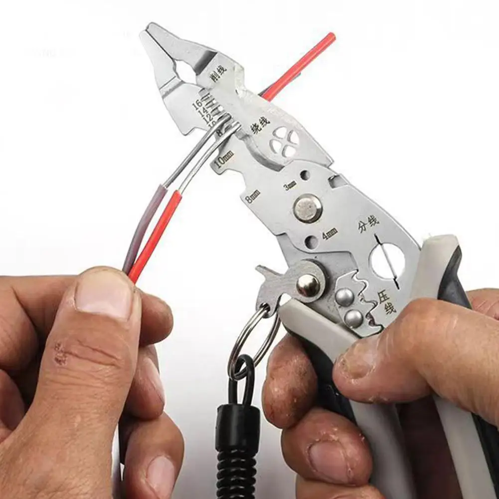 

Wire Stripper Decrustation Pliers Multi Tool Ire Stripper Electric Cable Stripper Cutter Multifunctional Wire Repair Tool Pliers