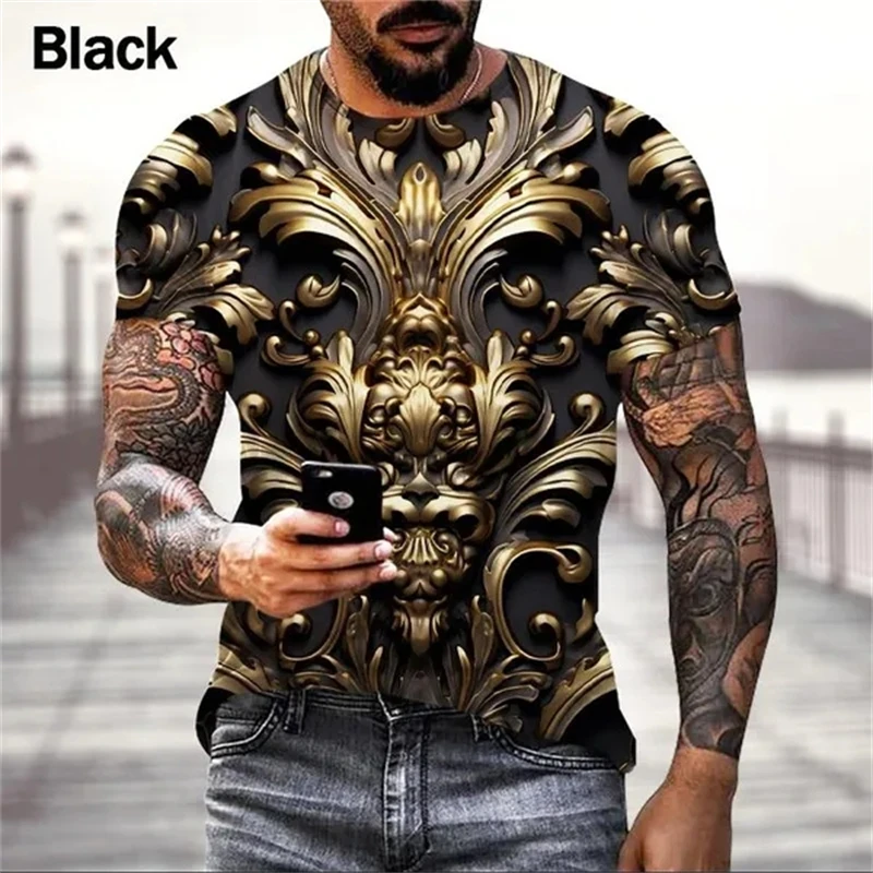 VintageBaroque 3D Printing T-shirt Men's Street Fashion Hip-hop Style Personalized T-shirt Funny Cool Outdoor Sportwear Top Tees
VintageBaroque 3D Printing T-shirt Men's Street Fashion Hip-hop Style Personalized T-shirt Funny Cool Outdoor Sportwear Top Tees