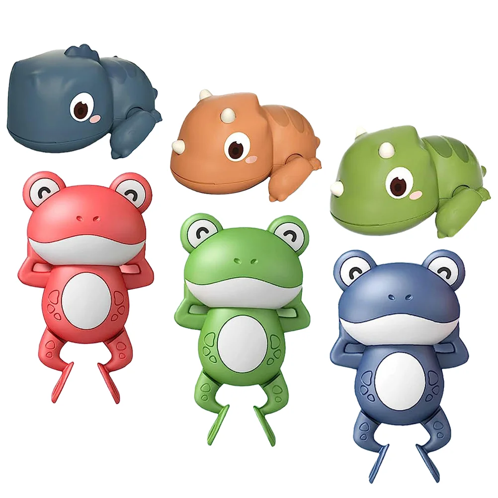 6pcs Wind-up Bathing Toys Frog Dinosaur Shaped Toys Baby Bathing Playthings Playing Toys
6pcs Wind-up Bathing Toys Frog Dinosaur Shaped Toys Baby Bathing Playthings Playing Toys