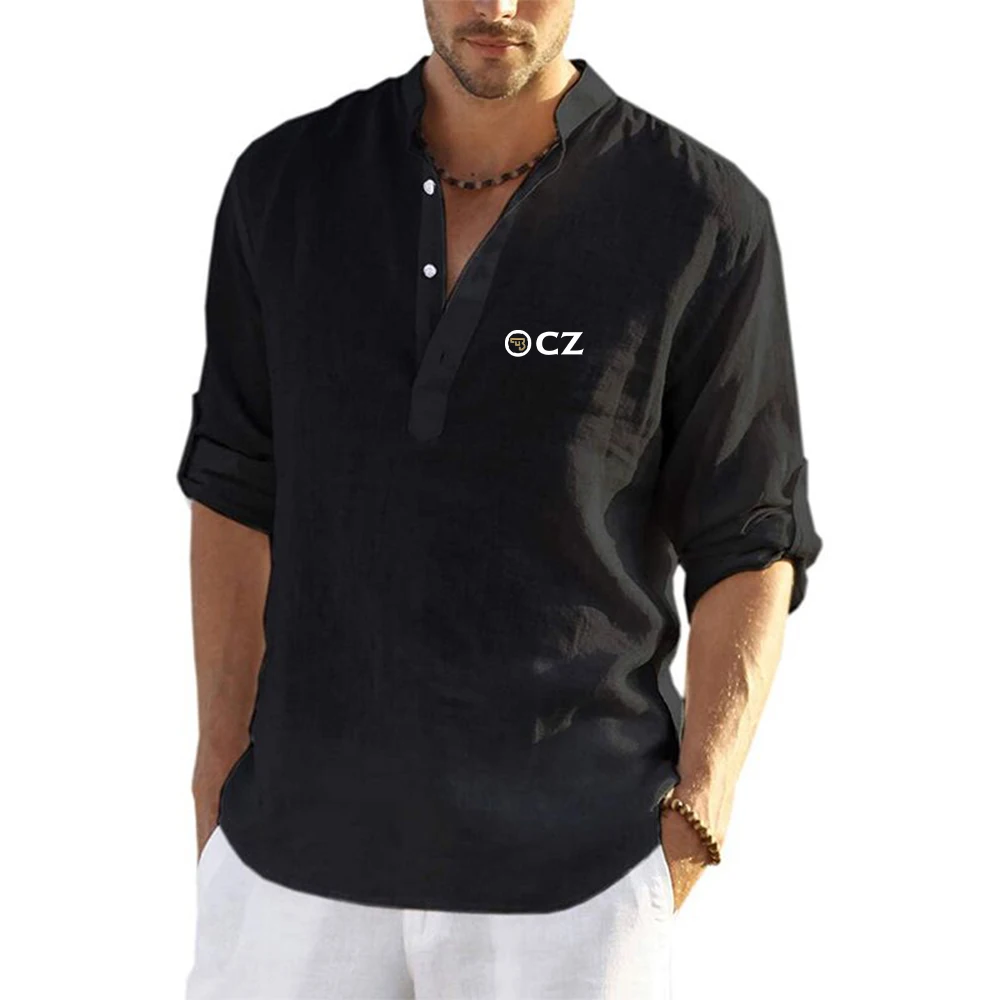 CZ Ceska Zbrojovka New Men Czech Firearms Casual Blouse Cotton Linen Shirt Loose Top Long Sleeve Tee Shirt Spring Autumn Casual
CZ Ceska Zbrojovka New Men Czech Firearms Casual Blouse Cotton Linen Shirt Loose Top Long Sleeve Tee Shirt Spring Autumn Casual