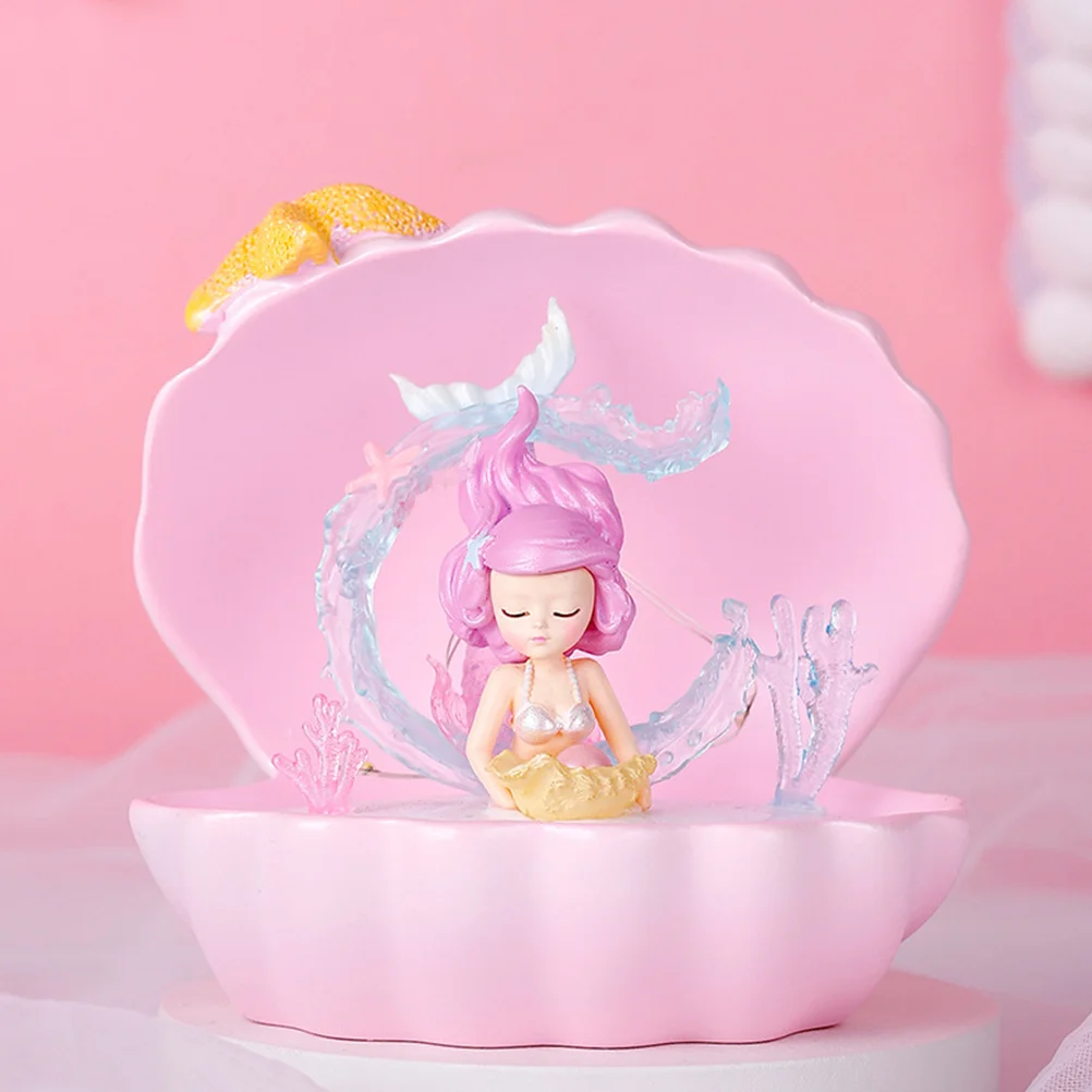 Cartoon Mermaid Shape Night Light Desktop Night Lamp Creative Bedside Shell Light No 
Cartoon Mermaid Shape Night Light Desktop Night Lamp Creative Bedside Shell Light No