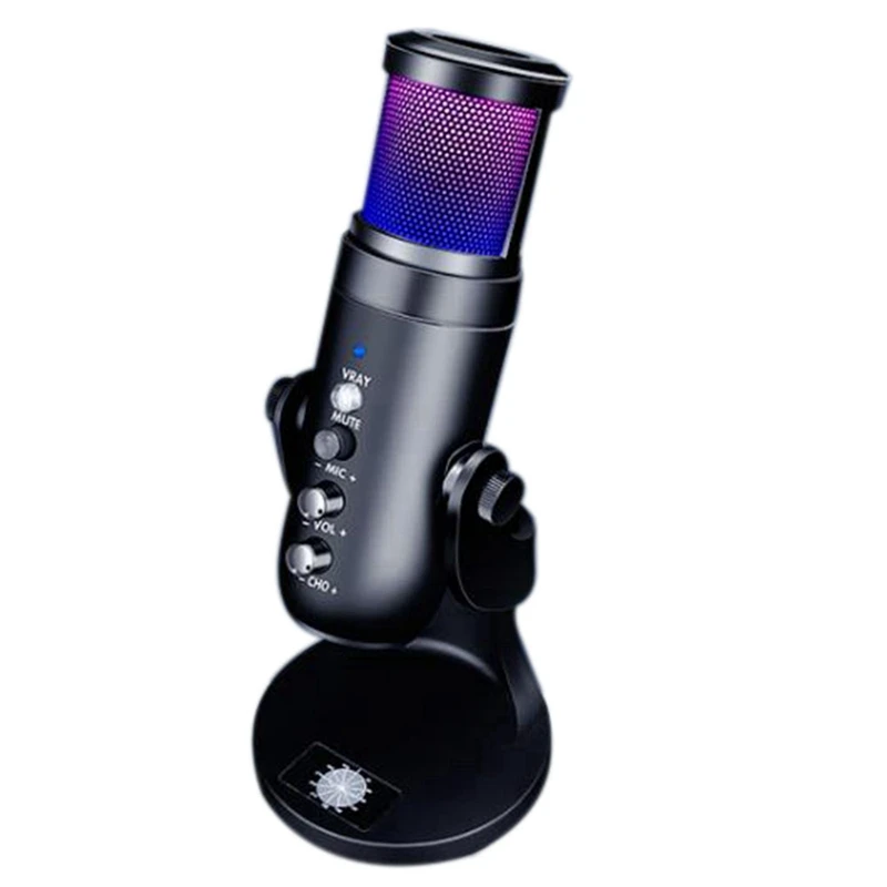 USB-микрофон с Rgb-подсветкой, конденсаторный микрофон типа C, телефонный микрофон для ПК, ноутбука, игр, Streamingtik Tok Youtube
USB-микрофон с Rgb-подсветкой, конденсаторный микрофон типа C, телефонный микрофон для ПК, ноутбука, игр, Streamingtik Tok Youtube