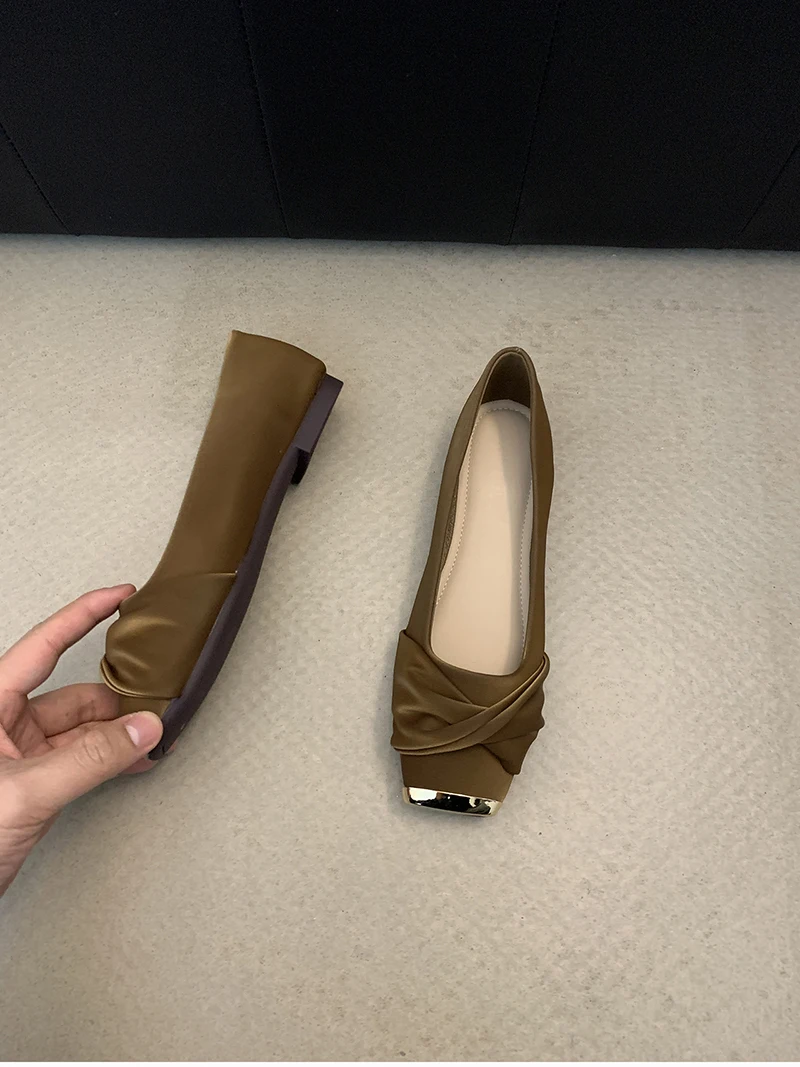 Designer Spring Square Toe Women's Mary Jane Shoes Comfort Shallow Slip On Shoes Outdoor Party Dress Female Shoes Designer Spring Square Toe Women's Mary Jane Shoes Comfort Shallow Slip On Shoes Outdoor Party Dress Female Shoes