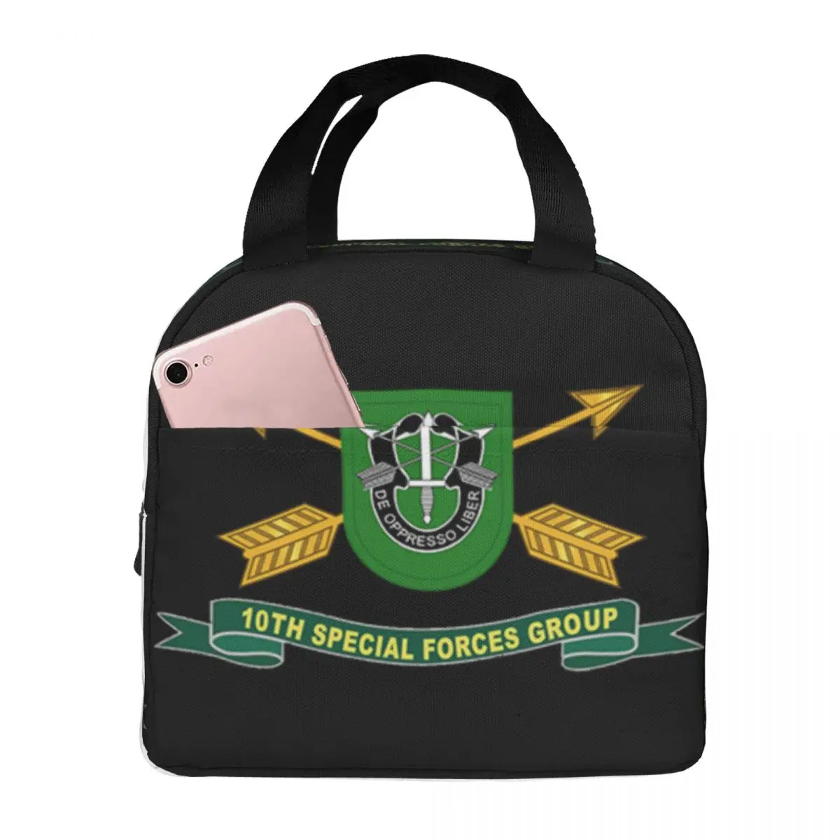 Army - 10th Special Forces Group - Flash W Br - Ribbon X 300 Lunch Bags Insulated Bento Box Portable Lunch Tote Leakproof
Army - 10th Special Forces Group - Flash W Br - Ribbon X 300 Lunch Bags Insulated Bento Box Portable Lunch Tote Leakproof