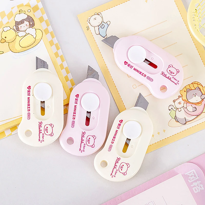 Color Random Mini Cute Utility Knife Portable Knife Express Box Cutter DIY Cutting Paper Kawaii Stationery For School Office
Color Random Mini Cute Utility Knife Portable Knife Express Box Cutter DIY Cutting Paper Kawaii Stationery For School Office