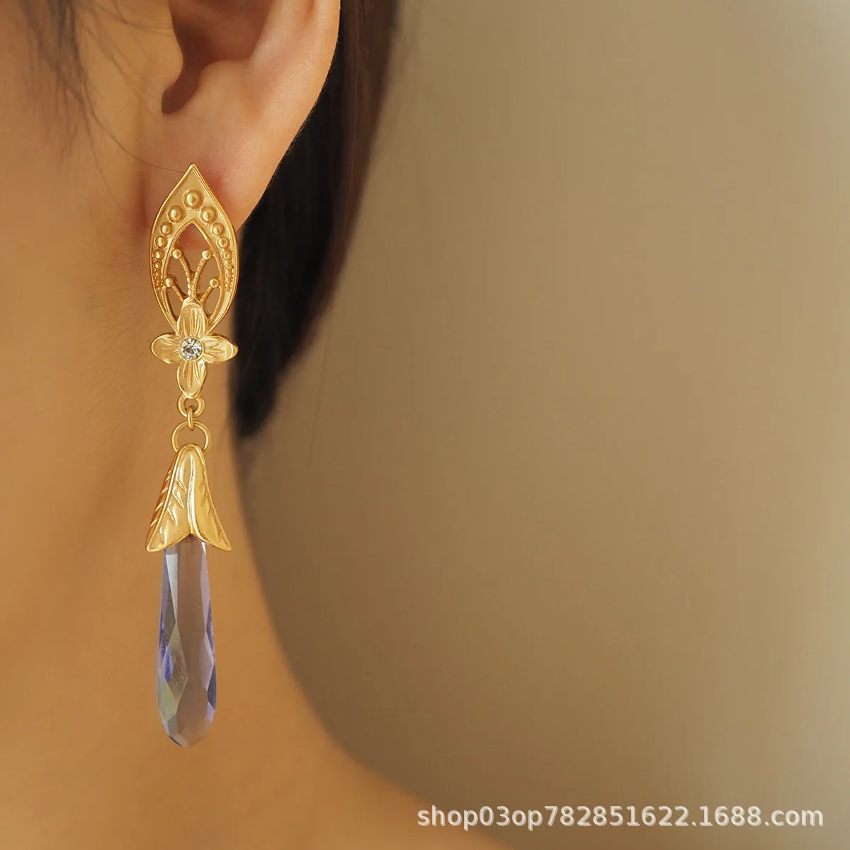 Fairy Flower Crystal Dream Net Weaving Vintage Orchid Tassel Earrings Vintage Middle Age Earrings Women's Earrings Free Shipping
Fairy Flower Crystal Dream Net Weaving Vintage Orchid Tassel Earrings Vintage Middle Age Earrings Women's Earrings Free Shipping