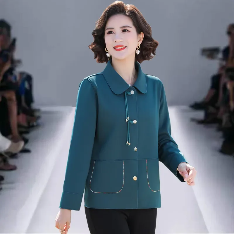 2023 New Middle and Old Age Women's Spring Fashion Loose Top Leisure Female Mom's Spring Fashion Fashionable Short Coat Cardigan
2023 New Middle and Old Age Women's Spring Fashion Loose Top Leisure Female Mom's Spring Fashion Fashionable Short Coat Cardigan