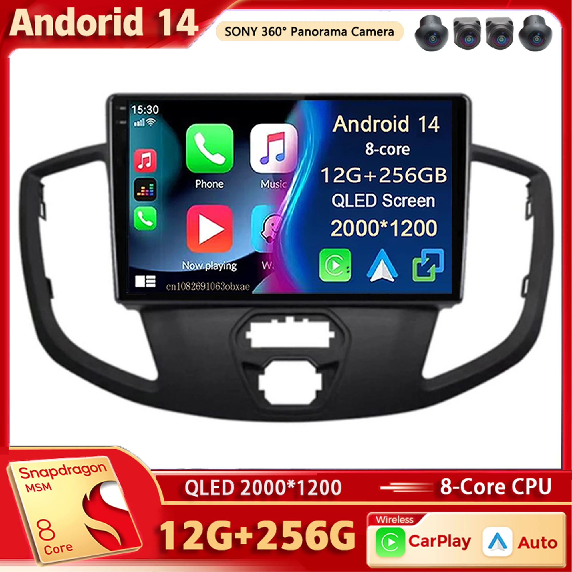 Автомагнитола на Android 14, мультимедийный плеер для Ford Transit 2015, 2016, 2017, 2018, автомобильная стереосистема для Carplay, DSP, Wi-Fi, 4G, голосовое ии, 2 Din
Автомагнитола на Android 14, мультимедийный плеер для Ford Transit 2015, 2016, 2017, 2018, автомобильная стереосистема для Carplay, DSP, Wi-Fi, 4G, голосовое ии, 2 Din