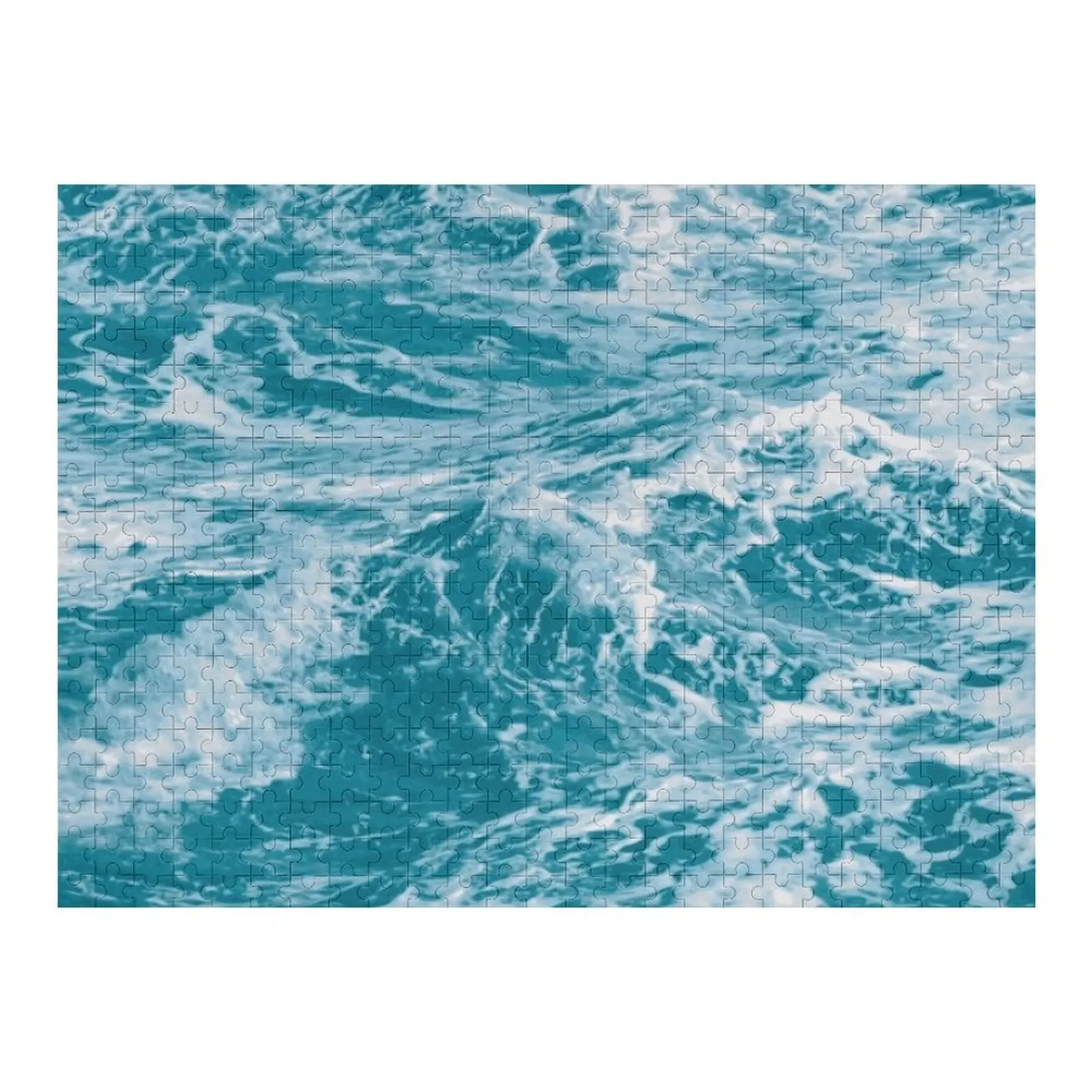 

Ocean Waves Of Sea Blue Jigsaw Puzzle Wooden Jigsaws For Adults Wood Photo Personalized Custom With Photo Wood Animals Puzzle
