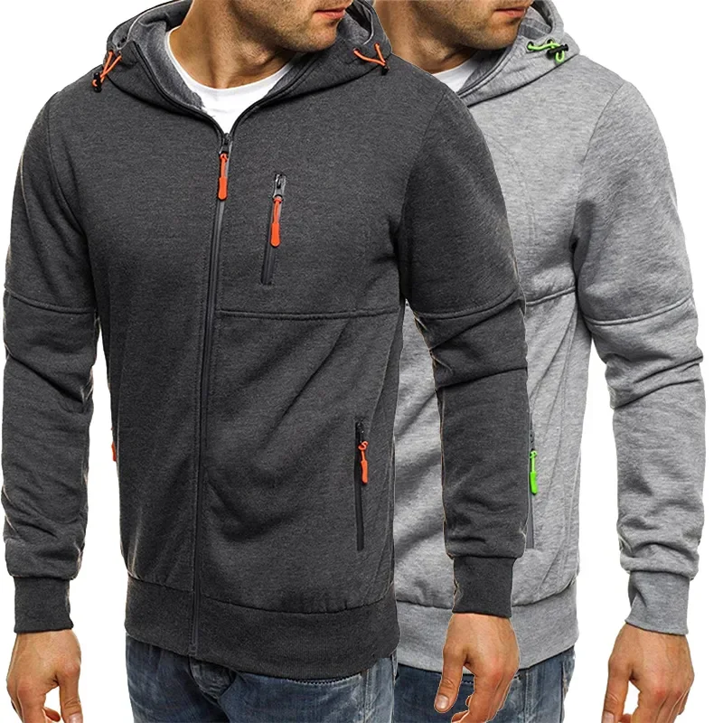 Men's Jacket Hooded Coat Cool Casual Zip Sweatshirt Sportswear Fashion Jacket Men's Jacket Hoodie
Men's Jacket Hooded Coat Cool Casual Zip Sweatshirt Sportswear Fashion Jacket Men's Jacket Hoodie