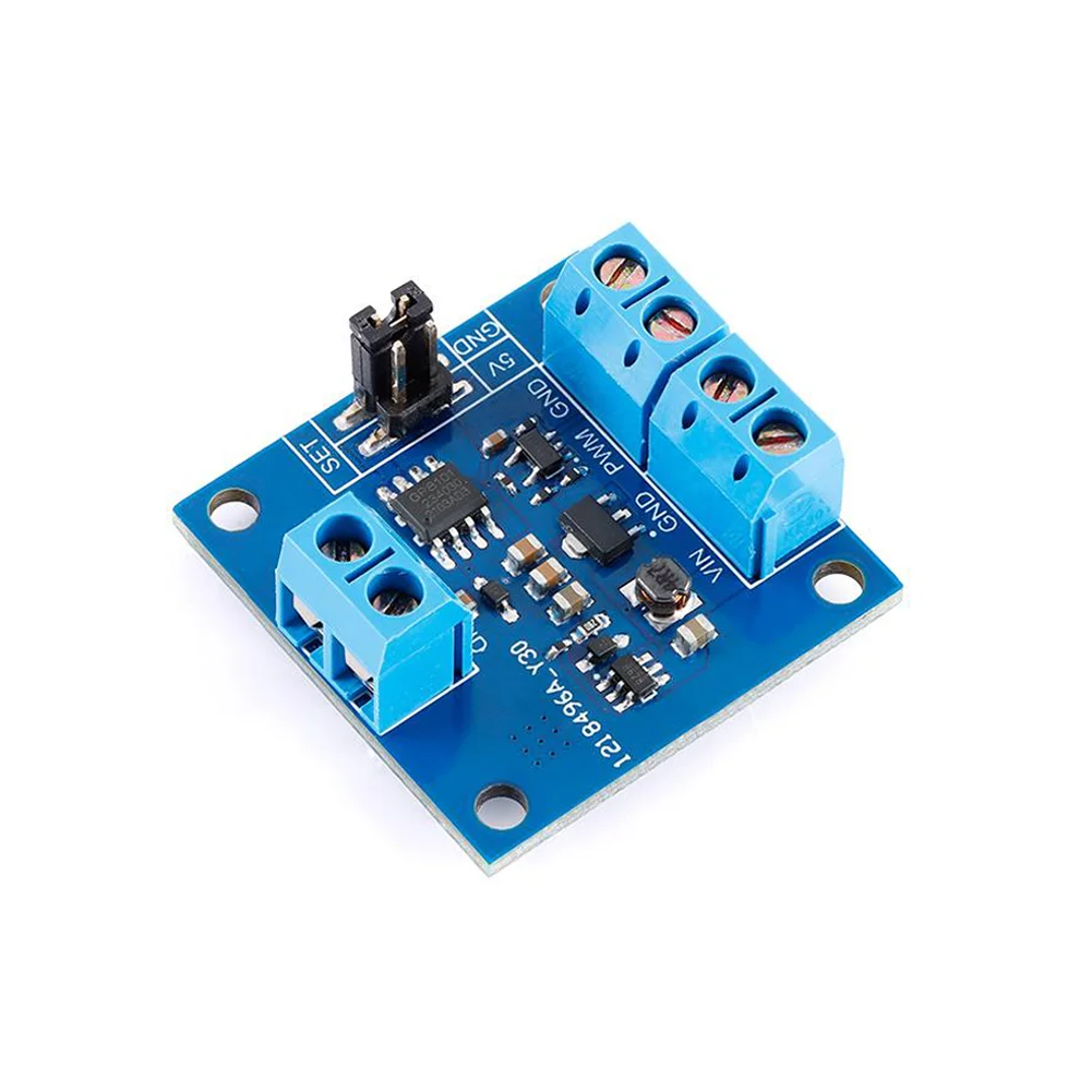 

5PCS PWM Signal to Voltage Module 0-100% Duty Cycle to 0-5V/0-10V Output 22Hz-20kHz 3.3V-24V Input PWM Adjustable Power Module