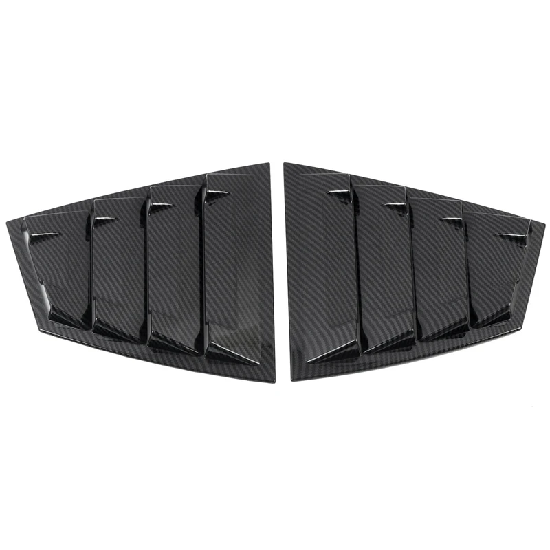 Carbon Fiber Color Rear Side Vent Quarter Window Louver Shutter Cover Trim Replacement Parts For Subaru WRX /WRX STI 2015 - 2021
Carbon Fiber Color Rear Side Vent Quarter Window Louver Shutter Cover Trim Replacement Parts For Subaru WRX /WRX STI 2015 - 2021