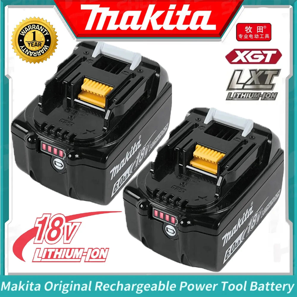 18V 6.0Ah Makita Original With LED lithium ion replacement LXT BL1860B BL1860 BL1850 Makita rechargeable power tool battery
18V 6.0Ah Makita Original With LED lithium ion replacement LXT BL1860B BL1860 BL1850 Makita rechargeable power tool battery
