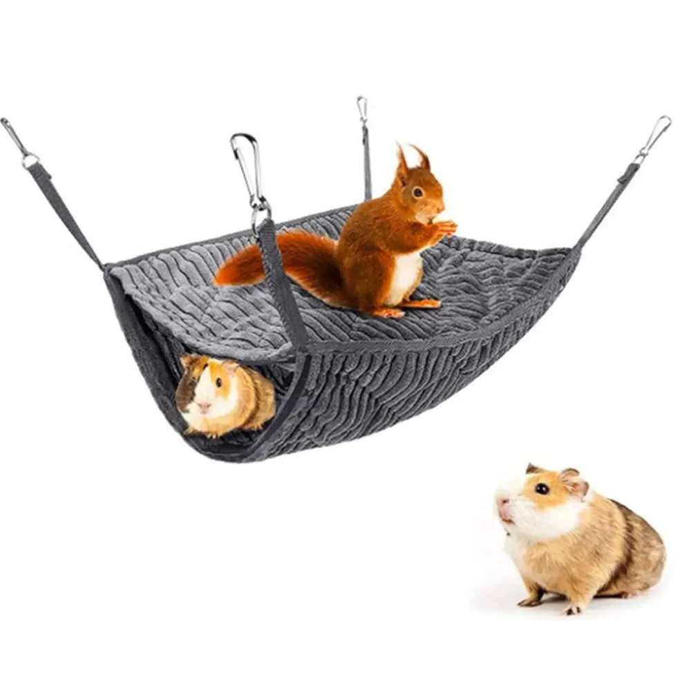 Double Layer Hammock Small Pet Fleece Hanging NestFerret Warm Sleeping Bag Winter Plush Hammock Chinchilla Cage Accessories
Double Layer Hammock Small Pet Fleece Hanging NestFerret Warm Sleeping Bag Winter Plush Hammock Chinchilla Cage Accessories