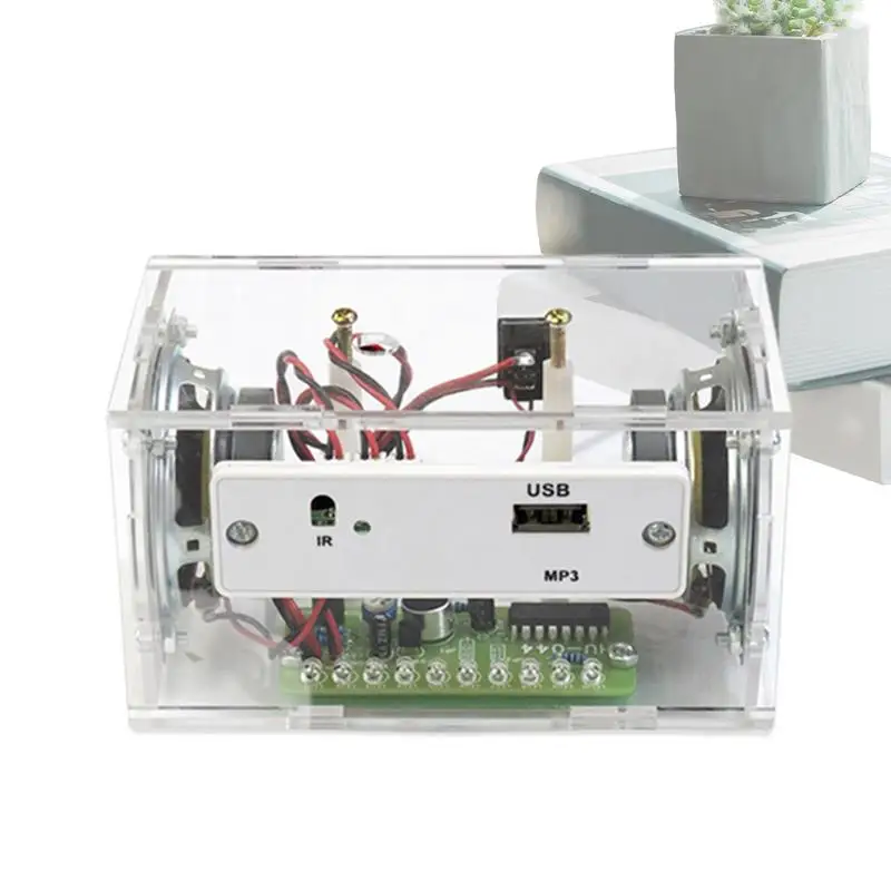 Speaker Soldering Kit DIY Wireless Speaker Box Soldering Kit Welding Exercise Electronics Making Kit For Laboratory Classroom
Speaker Soldering Kit DIY Wireless Speaker Box Soldering Kit Welding Exercise Electronics Making Kit For Laboratory Classroom
