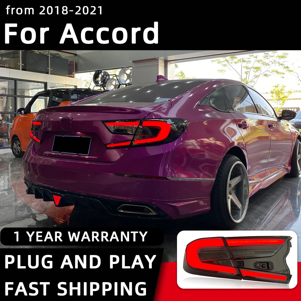 Автостайлинг, задние фонари для Honda Accord G10, светодиодная задняя фара 2018-2021, задняя фонарь DRL, Задний сигнал поворота, автомобильные аксессуары
Автостайлинг, задние фонари для Honda Accord G10, светодиодная задняя фара 2018-2021, задняя фонарь DRL, Задний сигнал поворота, автомобильные аксессуары
