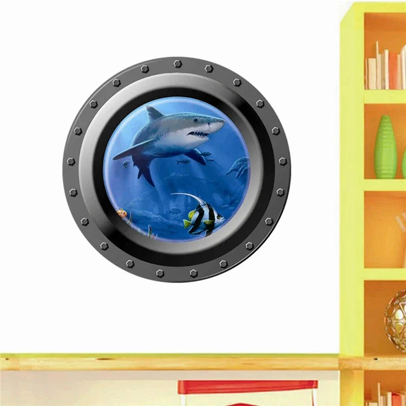 Fantastic Submarine Porthole Window Wall Stickers Home Decoration Kids Sealife Coral Shark Fish Boat Scuttle Decals Art Nursery
Fantastic Submarine Porthole Window Wall Stickers Home Decoration Kids Sealife Coral Shark Fish Boat Scuttle Decals Art Nursery