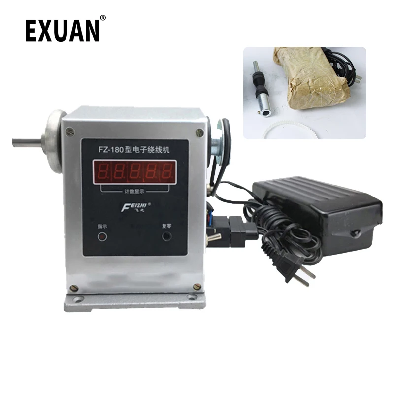 Electric Winding Machine Adjustable Type Semi-automatic Counting Winding Tool Industrial High-speed Winder 0-9999 Count Range
Electric Winding Machine Adjustable Type Semi-automatic Counting Winding Tool Industrial High-speed Winder 0-9999 Count Range