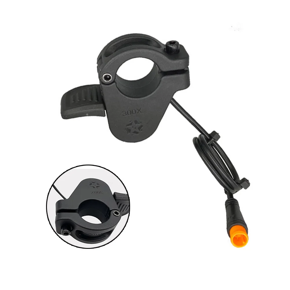 

E-bike Thumb Throttle Wuxing 300X Finger Throttle 3Pin Waterproof SM Connector Left Right 12V-72V Electric Scooter Accelerator