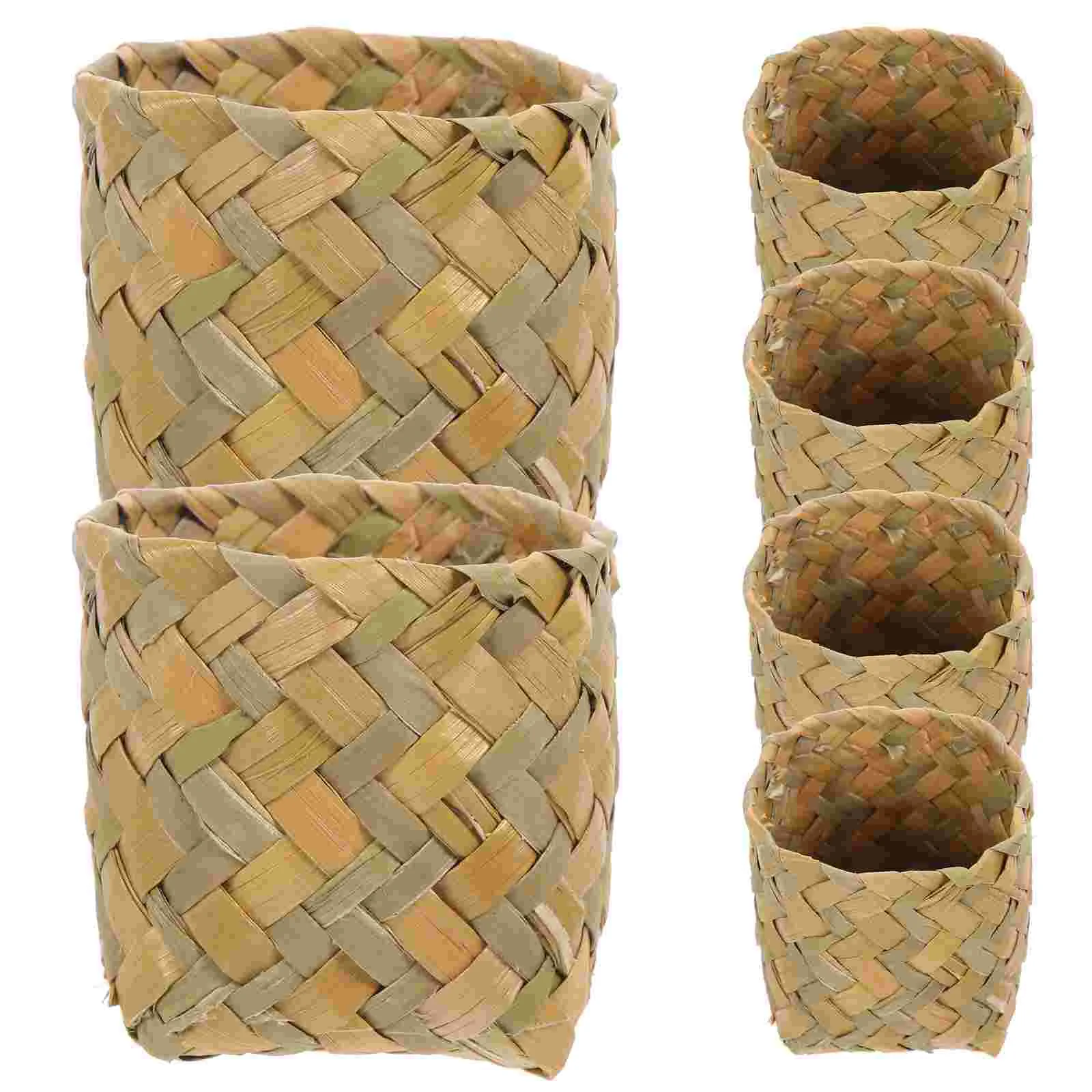 Straw Woven Candy Boxes Engagement Ring Box Mini Candy Basket Gift Container Wedding Party Favors
Straw Woven Candy Boxes Engagement Ring Box Mini Candy Basket Gift Container Wedding Party Favors