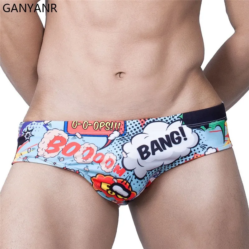 GANYANR Men Swimming Shorts Swim Briefs Swimwear Swimsuit Sexy Sungas Homens Trunks Bikini quick dry low waist bathing suit surf
GANYANR Men Swimming Shorts Swim Briefs Swimwear Swimsuit Sexy Sungas Homens Trunks Bikini quick dry low waist bathing suit surf