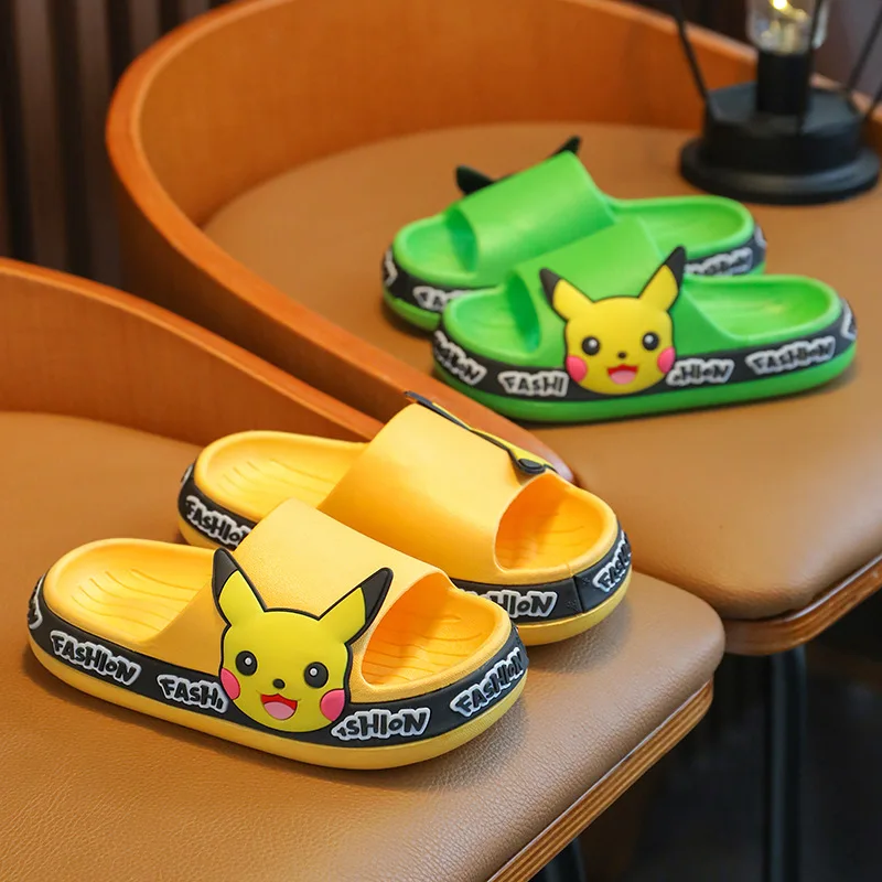 Kawaii Pokemon Cartoon Kid Slippers Cute Pikachu Indoor Antiskid Bathroom Waterproof Slippers Sandals Summer Creative Gifts
Kawaii Pokemon Cartoon Kid Slippers Cute Pikachu Indoor Antiskid Bathroom Waterproof Slippers Sandals Summer Creative Gifts