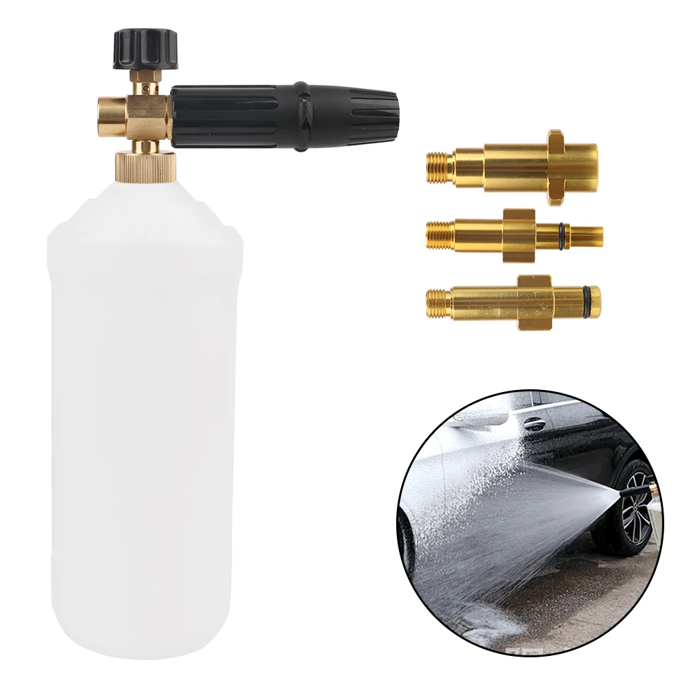 For Karcher K AR Makita Daewoo High Pressure Shampoo Sprayer Snow Foam Generator Foam Lance 1 L Car Wash Gun Nozzle Adjustable
For Karcher K AR Makita Daewoo High Pressure Shampoo Sprayer Snow Foam Generator Foam Lance 1 L Car Wash Gun Nozzle Adjustable
