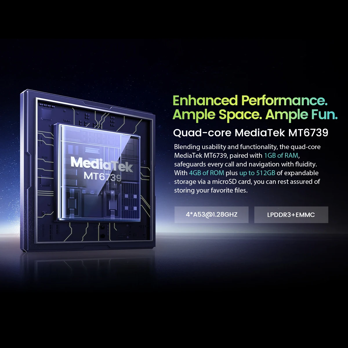 Blackview-Smartphone robuste N1000, MediaTek MT6739, écran 2.4 pouces, téléphone portable 4G pour touristes avec bouton de numérotation pour téléphone portable Elmain 3