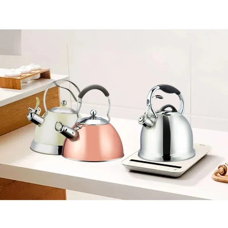 3L High quality whistle teapot rust stainless steel gas electric stove kettle water teapot camping portable heating teapot
3L High quality whistle teapot rust stainless steel gas electric stove kettle water teapot camping portable heating teapot