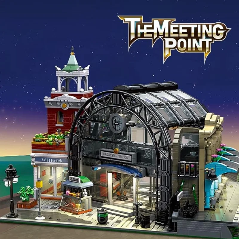 City Street View Train Station Creator Ideas LED House Modular Architecture Model MOC 89154 Buliding Blocks Toys Gifts for Kids
City Street View Train Station Creator Ideas LED House Modular Architecture Model MOC 89154 Buliding Blocks Toys Gifts for Kids