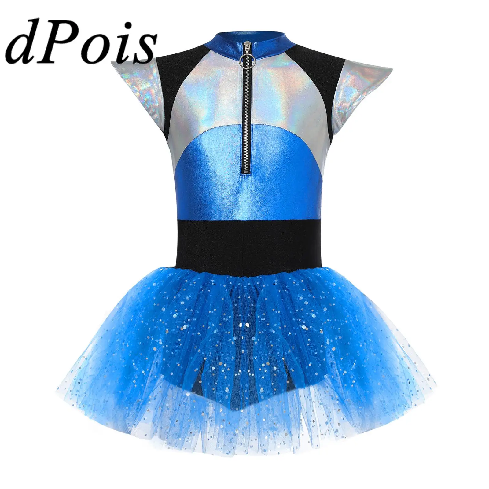 Kids Girls Alien Cosplay Costume Children Color Block Shiny Spangles Tutu Dress For Halloween Theme Party Performance Costume
Kids Girls Alien Cosplay Costume Children Color Block Shiny Spangles Tutu Dress For Halloween Theme Party Performance Costume