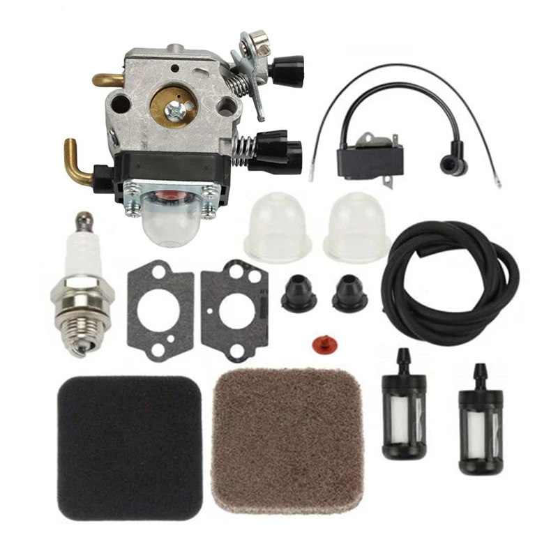 Carburetor Ignition Coil Kit with Air Filter and Accessories for Stihl FS75 FS80 FS80R FS85R FS85T FS85RX Trimmer
Carburetor Ignition Coil Kit with Air Filter and Accessories for Stihl FS75 FS80 FS80R FS85R FS85T FS85RX Trimmer