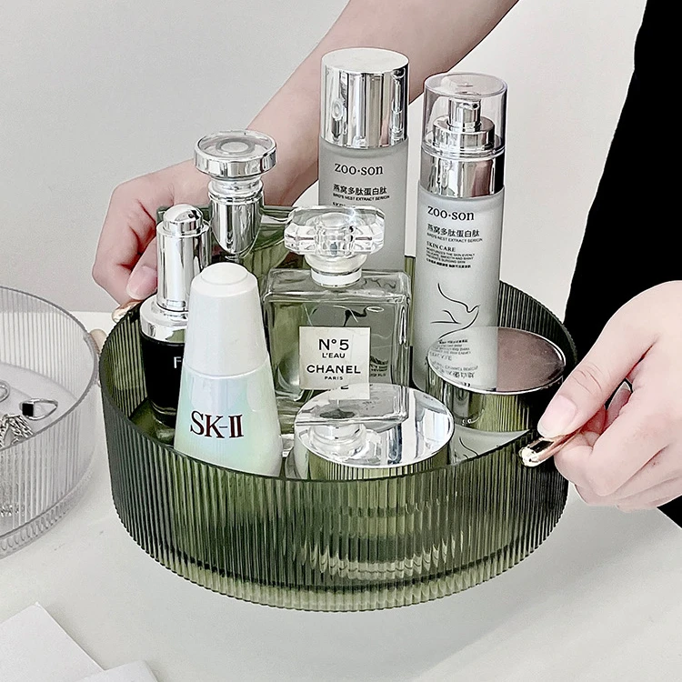 360 Degree Rotating Plastic Storage Tray Cosmetic Storage Box Makeup Organizer Storage Baskets Serving Tray Kitchen Organizer
360 Degree Rotating Plastic Storage Tray Cosmetic Storage Box Makeup Organizer Storage Baskets Serving Tray Kitchen Organizer