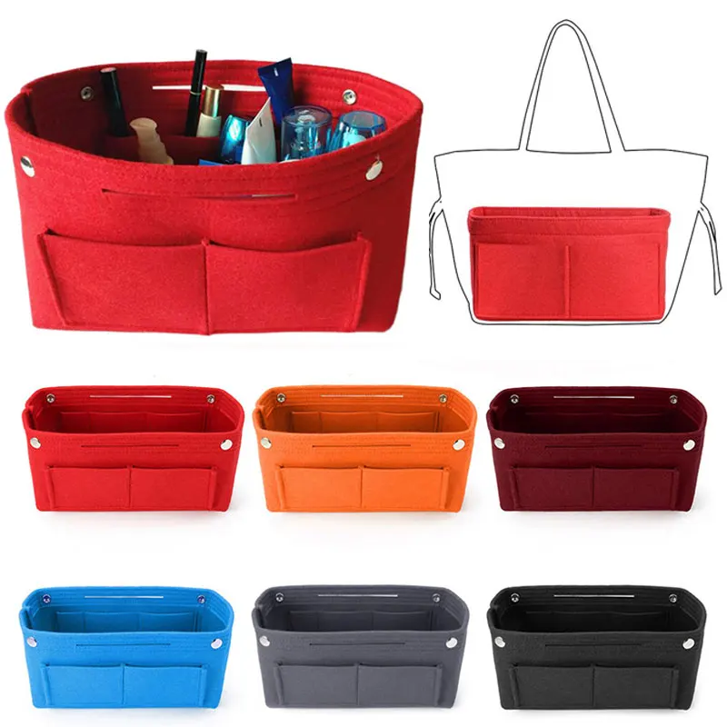 Felt Organizer Bag Multi-Pocket Travel Insert Purse Handbag Portable Dorm Room Cosmetic Storage Bags Bathroom Organizer Tote
Felt Organizer Bag Multi-Pocket Travel Insert Purse Handbag Portable Dorm Room Cosmetic Storage Bags Bathroom Organizer Tote