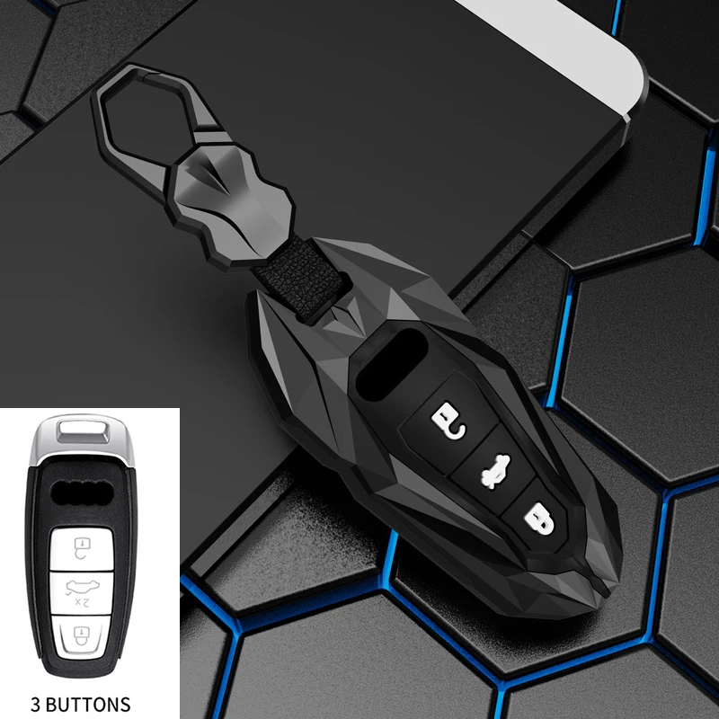 Zinc Alloy Car Remote Key Fob Case Cover Holder Shell For Audi A6 A7 A8 E-tron Q5 Q8 C8 D5 Keyless Keychain Accessories
Zinc Alloy Car Remote Key Fob Case Cover Holder Shell For Audi A6 A7 A8 E-tron Q5 Q8 C8 D5 Keyless Keychain Accessories