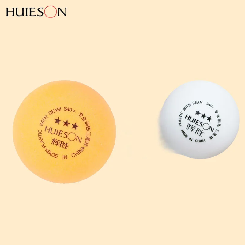 Huieson Professional Table Tennis Balls Three-Star ABS Plastic White/Orange Ping Pong Balls whth Seam Training
Huieson Professional Table Tennis Balls Three-Star ABS Plastic White/Orange Ping Pong Balls whth Seam Training