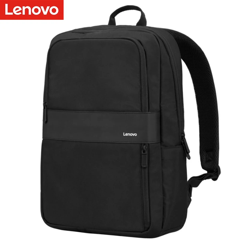 

Модный простой рюкзак Lenovo Q5 для ноутбука 15,6 дюйма, мужская водонепроницаемая серая утолщенная губчатая сумка через плечо для компьютера