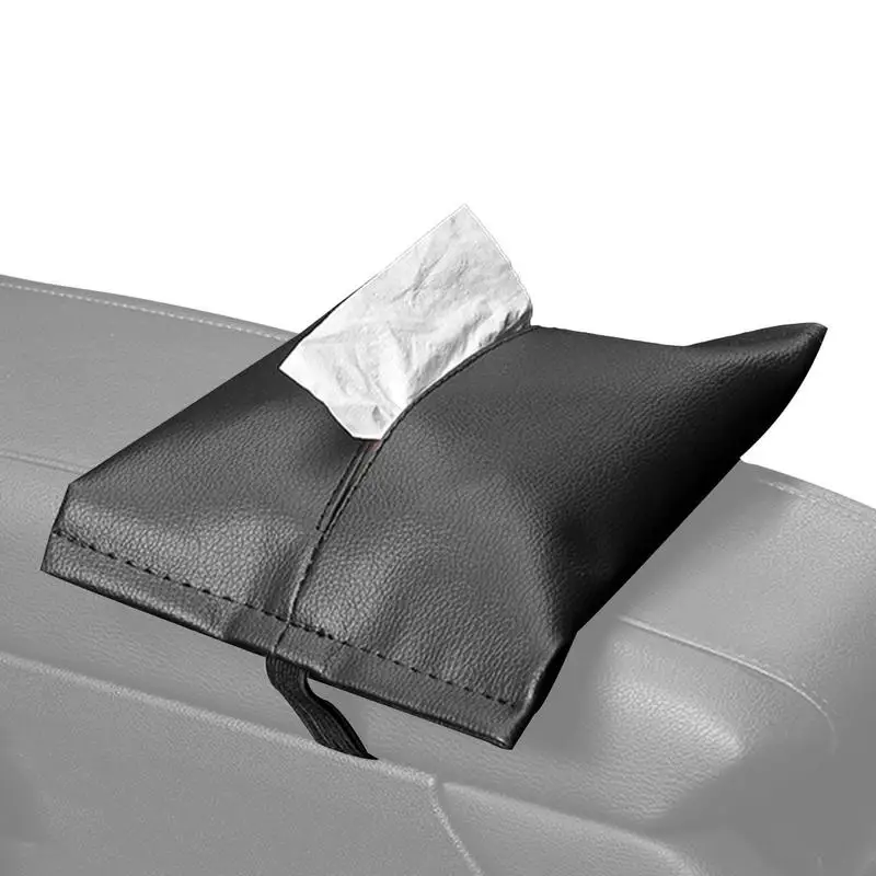 

Car Tissue Case Sun Visor Napkin Holder Sun Visor Napkin Holder Visor Tissue Box Holder Backseat Tissue Case Holder PU Leather