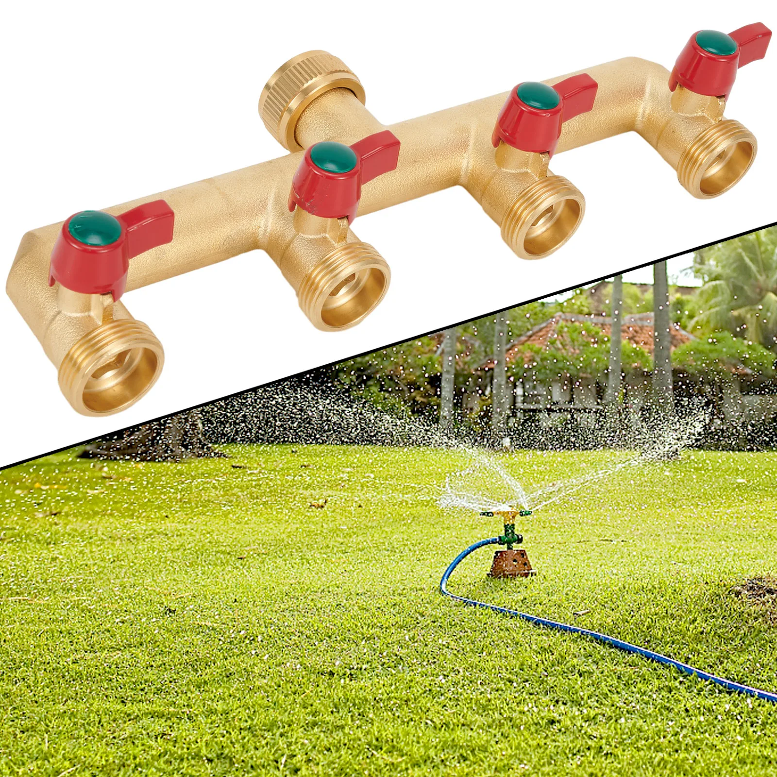 Heavy Duty 4 Way Brass Water Tap Distributor Perfect Fit for Water Tanks and Industrial Irrigation Universal Fit (3/4 inch)
Heavy Duty 4 Way Brass Water Tap Distributor Perfect Fit for Water Tanks and Industrial Irrigation Universal Fit (3/4 inch)
