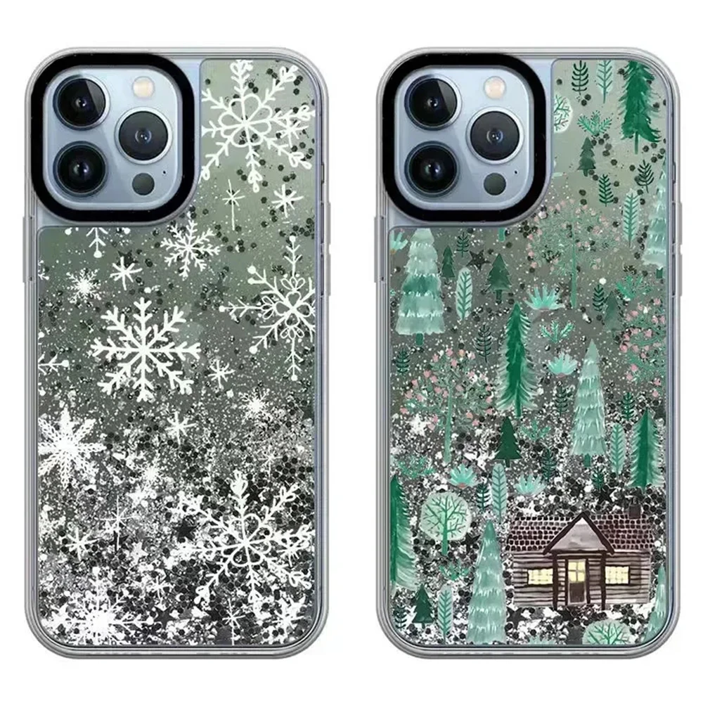 Christmas Snowflake Transparent Border Silver Quicksand iPhone 12 13 15 14 Pro Max Protective Case, Fits iPhone 15 Pro Max
Christmas Snowflake Transparent Border Silver Quicksand iPhone 12 13 15 14 Pro Max Protective Case, Fits iPhone 15 Pro Max