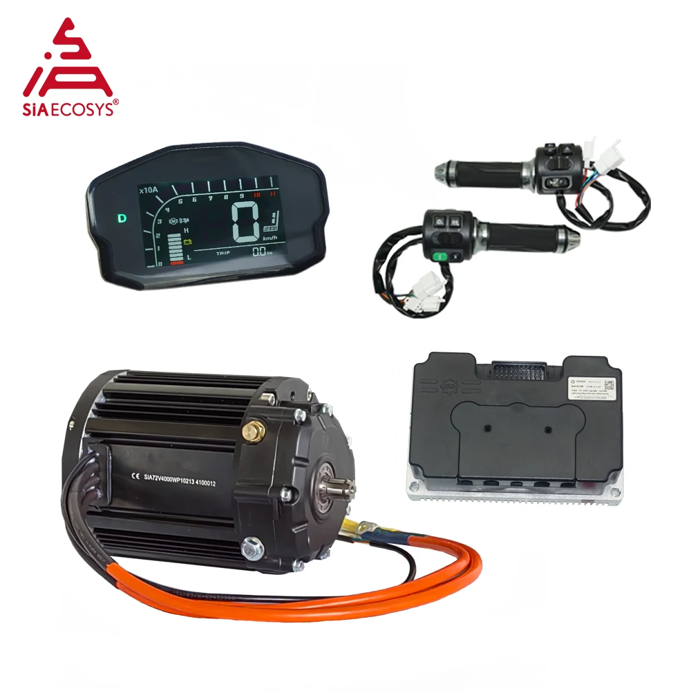 New QS138 90H V3 4KW 7200rpm with 1:2.35 Gear Box Mid Drive Motor Kits with ND72680 Controller 350A 680A Line Communication for
New QS138 90H V3 4KW 7200rpm with 1:2.35 Gear Box Mid Drive Motor Kits with ND72680 Controller 350A 680A Line Communication for