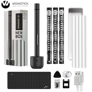 Wowstick-1F Pro 전기 정밀 스크루 드라이버, 64 in 1, 1F 플러스 무선 충전 LED 조명, 파워 스크루 드라이버 키트