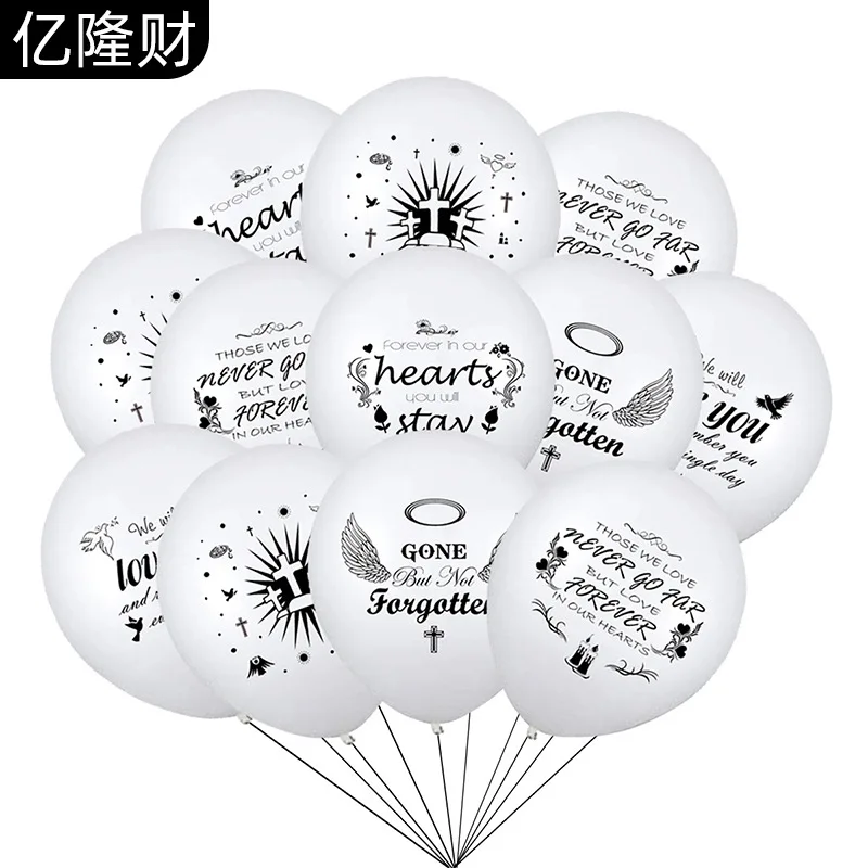 White Memorial Funeral Latex Balloon Anniversary Black Match Set Anniversary Theme Latex Balloon
White Memorial Funeral Latex Balloon Anniversary Black Match Set Anniversary Theme Latex Balloon