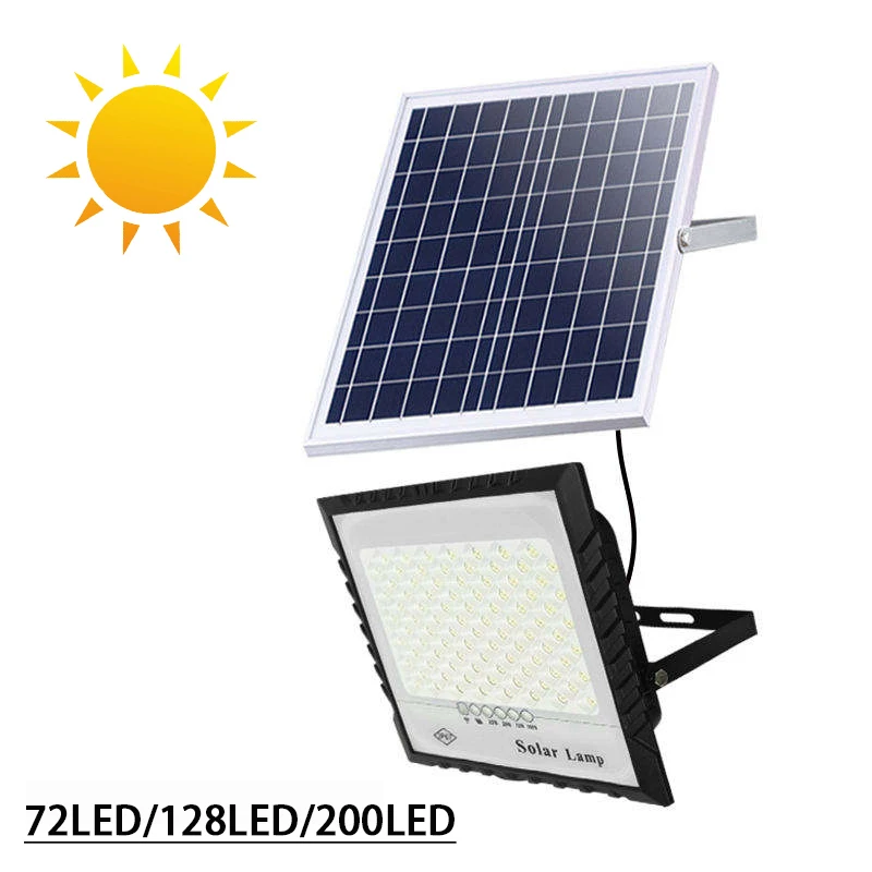 72/128/200 LEDs Energy Save Spotlight IP65 Outdoor Solar Led Lamp Solar Garden Wall Light with Remote Control Solar Street Light
72/128/200 LEDs Energy Save Spotlight IP65 Outdoor Solar Led Lamp Solar Garden Wall Light with Remote Control Solar Street Light
