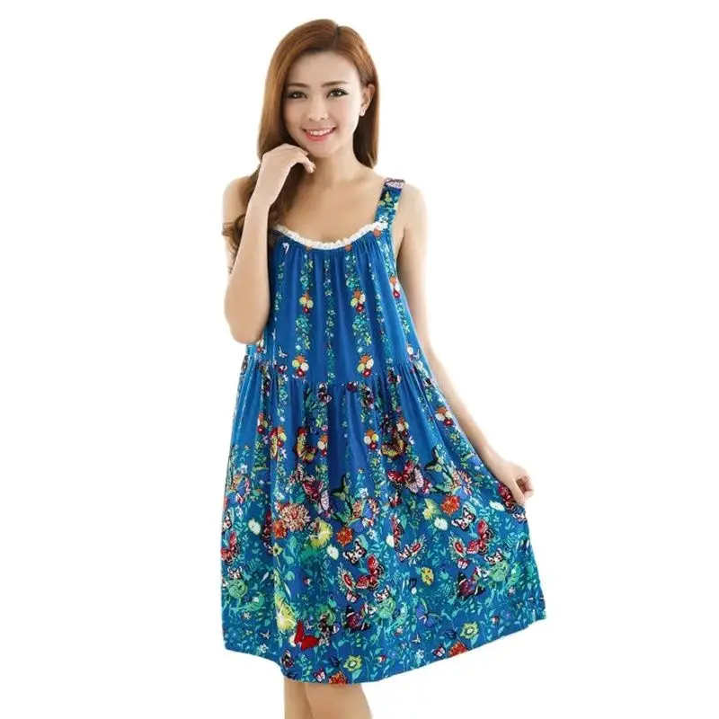 Korean Version Of the Suspender Women's Nightdress Loose And Soft Dress Cotton Silk Home Service Mid-length Princess Skirt Women
Korean Version Of the Suspender Women's Nightdress Loose And Soft Dress Cotton Silk Home Service Mid-length Princess Skirt Women